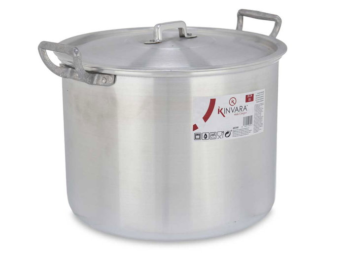 Kinvara Marmite en Aluminium 26 cm 10 L Argent (Set de 4) Kinvara Marmite en Aluminium 26 cm 10 L Argent (Set de 4)