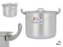 Kinvara Marmite en Aluminium 26 cm 10 L Argent (Set de 4)