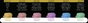Finetec Set de aquarelles iridescentes Pixie Dust 6 couleurs