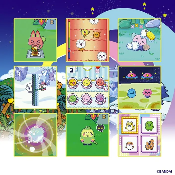 Tamagotchi Paradise White Glacier - Version française avec molette zoom Tamagotchi Paradise White Glacier - Version française avec molette zoom