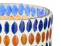 GIFTDECOR Lot de 24 porte-bougies ronds motif losange multicolore