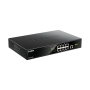 D-Link DGS-1010MP Switch 8 ports Gigabit PoE+ 1 port SFP 125W non géré rackable 1U noir
