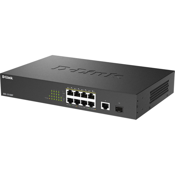 D-Link DGS-1010MP/E Switch Gigabit 10 ports avec PoE+