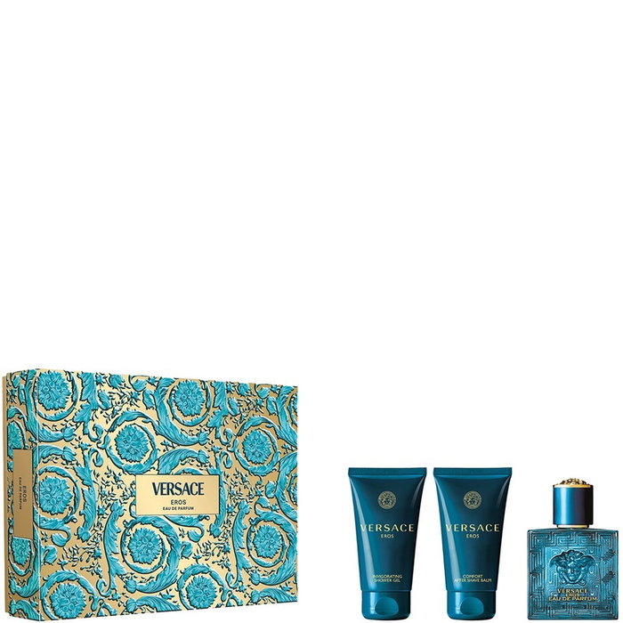 Versace - Coffret Parfum Pour Homme - Eau de Toilette 50 ml + Baume Après-Rasage 50 ml + Gel Douche Universel 50 ml Versace - Coffret Parfum Pour Homme - Eau de Toilette 50 ml + Baume Après-Rasage 50 ml + Gel Douche Universel 50 ml
