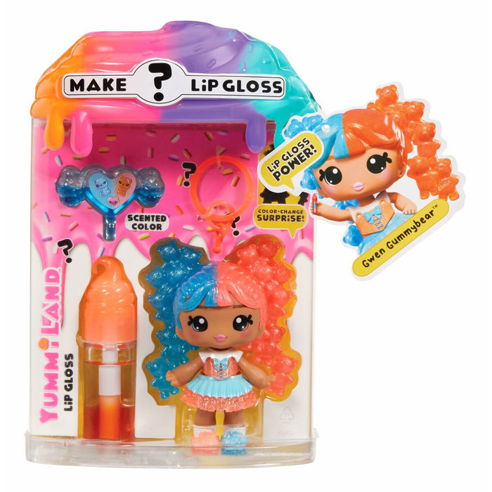 Yummiland Lip Gloss Doll Gwen Gummybear - Color Change Combo