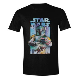 PCMerch Star Wars T-Shirt Boba Fett Poster (M)