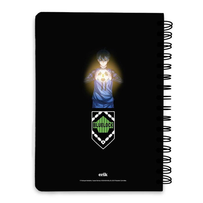 ERIK - Carnet A5 Blue Lock, Format 175 x 212 mm