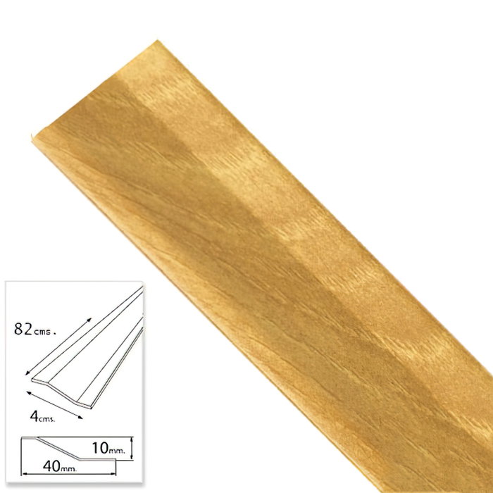 WOLFPACK LINEA PROFESIONAL Couvre-joint adhésif pour céramique métal chêne 82,0 cm WOLFPACK LINEA PROFESIONAL Couvre-joint adhésif pour céramique métal chêne 82,0 cm