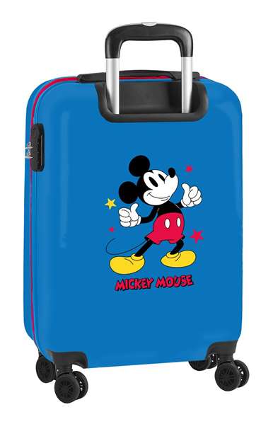 Safta Valise Cabine 20" Mickey Mouse Only One 34.5 x 55 x 20 cm - Valise pour Enfants de 3 Ans, Polyester, Bleu Marine
