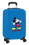 Safta Valise Cabine 20" Mickey Mouse Only One 34.5 x 55 x 20 cm - Valise pour Enfants de 3 Ans, Polyester, Bleu Marine