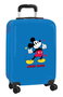 Safta Valise Cabine 20" Mickey Mouse Only One 34.5 x 55 x 20 cm - Valise pour Enfants de 3 Ans, Polyester, Bleu Marine
