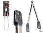 Kinvara Pinza de Cuisine en Nylon et Acier Inoxydable Gris 33 cm (Set de 36)