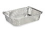 KINVARA Set de 3 plateaux profonds en aluminium Plata