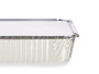 KINVARA Set de 3 plateaux profonds en aluminium Plata