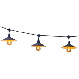 Lumisky Vinty Light Solar - Guirlande solaire 6 m avec 10 ampoules LED blanc chaud