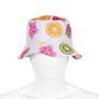 Karacter Bonnet enfant de pêcheur modèle Bucke Fruit pour 8 ans en coton - 50 cm de circonférence, dimensions couronne 20x20x9 cm