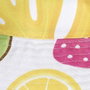 Karacter Bonnet enfant de pêcheur modèle Bucke Fruit pour 8 ans en coton - 50 cm de circonférence, dimensions couronne 20x20x9 cm