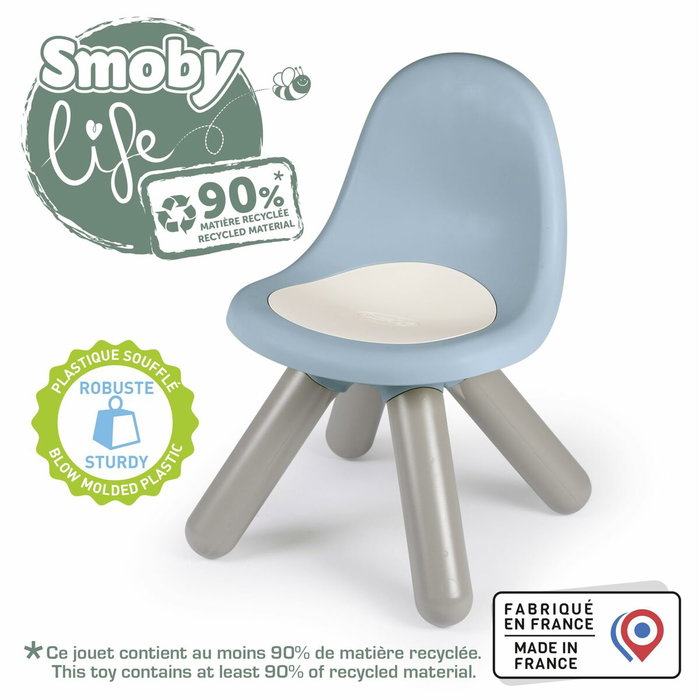 Smoby Life Kid Chaise enfant Bleu ciel