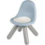 Smoby - Chaise enfant Bleu ciel avec pieds soufflés, pour intérieur et extérieur, Anti-UV - Référence Smoby Life - 33 x 33 x 50 cm