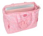 Safta Sac pour ordinateur portable 14,1 pouces avec poche dédiée Miffy Fleurs - Noir 40x31x17 cm