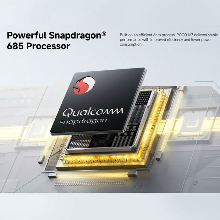 Smartphone Xiaomi POCO M7 8-256 SV 6,9" Octa Core 8 GB RAM 256 GB Argenté