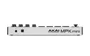 AKAIPRO MPK Mini MK3 White - Contrôleur MIDI 25 touches, pads MPC, arpégiateur, USB-B, NKS