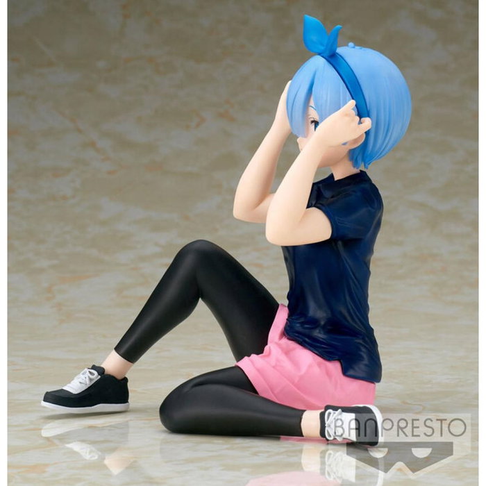 Banpresto Figurine Re:Zero Starting Life in Another World Relax Time Rem 14cm PVC Banpresto Figurine Re:Zero Starting Life in Another World Relax Time Rem 14cm PVC