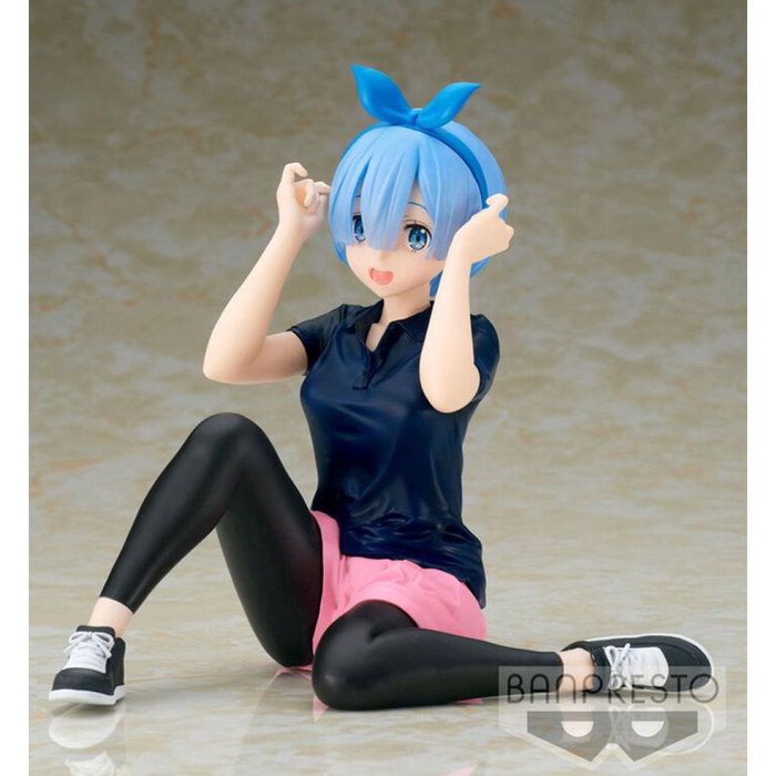 Banpresto Figurine Re:Zero Starting Life in Another World Relax Time Rem 14cm PVC Banpresto Figurine Re:Zero Starting Life in Another World Relax Time Rem 14cm PVC