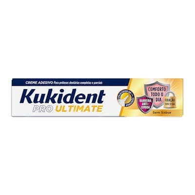 Kukident Pro Ultimate, Poudre adhésive pour prothèses dentaires, Sans parfum, 40 g Kukident Pro Ultimate, Poudre adhésive pour prothèses dentaires, Sans parfum, 40 g