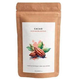PALEOBULL Cacao Natural Polvo 250 Gr - Cacao Naturel en Poudre 250g Bio - Source de Protéines et de Fibres