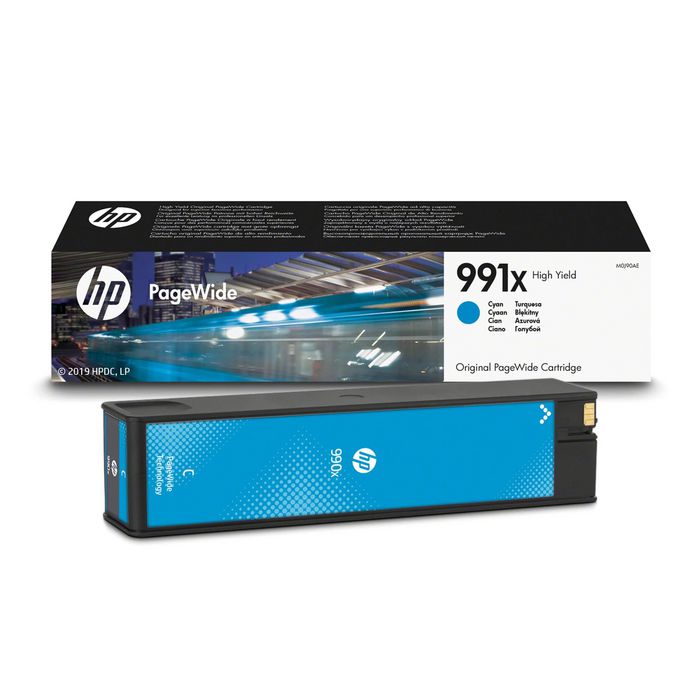 HP Cartouche d'encre 991X Cyan XL HP Cartouche d'encre 991X Cyan XL
