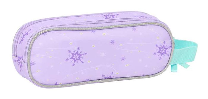Safta Boîte de rangement double Frozen Spirit - 21 x 8 x 6 cm - Porte-tout pour enfant - À partir de 3 ans