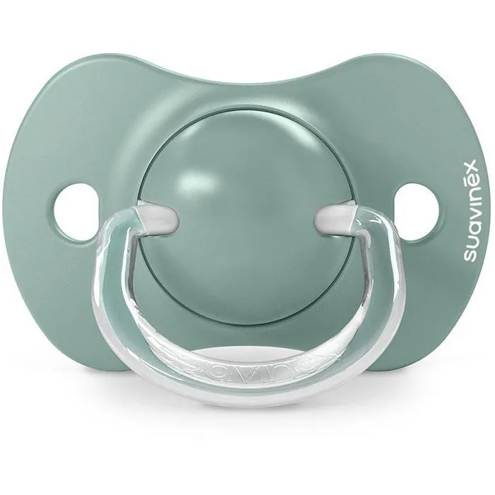 Suavinex Birdies SX Pro Lot de 2 Sucettes Symétriques pour Bébé 18 Mois et Plus - Tétine Respectant le Développement Buccodentaire - Vert