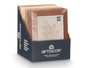 GIFTDECOR Porte-photos Relief 13x18 cm, Bois MDF et Verre, Beige/Crème/Gris/Marron, 19x24x1.5 cm (Set de 24)