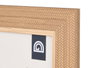 GIFTDECOR Porte-photos Relief 13x18 cm, Bois MDF et Verre, Beige/Crème/Gris/Marron, 19x24x1.5 cm (Set de 24)
