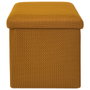 Home Deco Factory CAJA-PUF PLEGABLE ATOM MOSTAZA