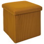 Home Deco Factory CAJA-PUF PLEGABLE ATOM MOSTAZA