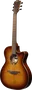LAG Guitare Acoustique Auditorium Slim Cutaway Tramontane 118 A/E - Shadow Brown