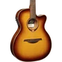 LAG Guitare Acoustique Auditorium Slim Cutaway Tramontane 118 A/E - Shadow Brown