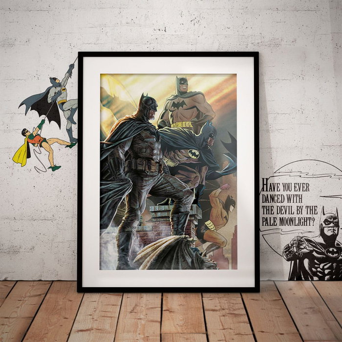 FaNaTtik DC Comics lithographie Batman 85th Anniversary Limited Edition 42 x 30 cm