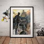 FaNaTtik DC Comics lithographie Batman 85th Anniversary Limited Edition 42 x 30 cm
