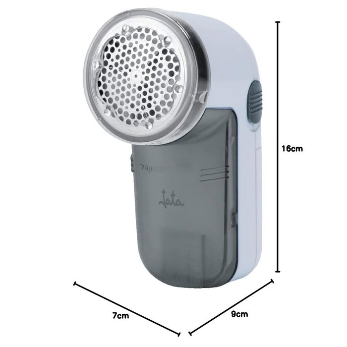 JATA JEQP5218 Anti-peluche Blanc Gris