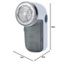 JATA JEQP5218 Anti-peluche Blanc Gris