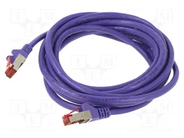 GOOBAY Câble Ethernet Cat 6 S/FTP 3m Violet