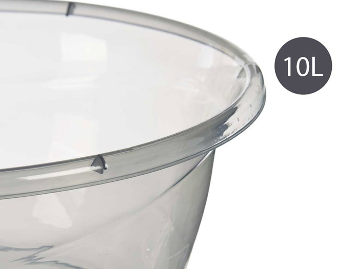Kipit Boîte de Rangement Multiusage Plastique Transparent 10L 37x14x37 cm (Set de 50)