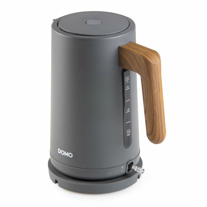 Domo Bouilloire électrique DO9268WK Noir et bois, 1,7 L Domo Bouilloire électrique DO9268WK Noir et bois, 1,7 L