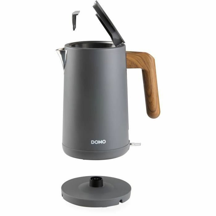 Domo Bouilloire électrique DO9268WK Noir et bois, 1,7 L Domo Bouilloire électrique DO9268WK Noir et bois, 1,7 L
