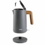 Domo Bouilloire électrique DO9268WK Noir et bois, 1,7 L