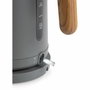 Domo Bouilloire électrique DO9268WK Noir et bois, 1,7 L
