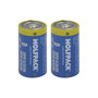 Wolfpack Piles alcalines D LR20, haute capacité, pack de 2 pièces